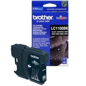   BROTHER LC1100B Tintapatron DCP 185C, 6690CW nyomtatókhoz, BROTHER, fekete, 450 oldal