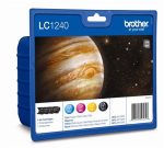   BROTHER LC1240BCMY Tintapatron multipack MFC J6910DW nyomtatóhoz, BROTHER, b+c+m+y, 4*600 oldal