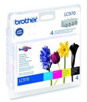   BROTHER LC970BCMY Tintapatron multipack DCP 135C, BROTHER, b+c+m+y, 1*350 oldal, 3*300 oldal