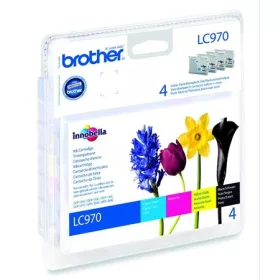   BROTHER LC970BCMY Tintapatron multipack DCP 135C, BROTHER, b+c+m+y, 1*350 oldal, 3*300 oldal