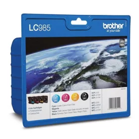  BROTHER LC985BCMY Tintapatron multipack DCP J125, BROTHER, b+c+m+y, 1*300 oldal, 3*260 oldal