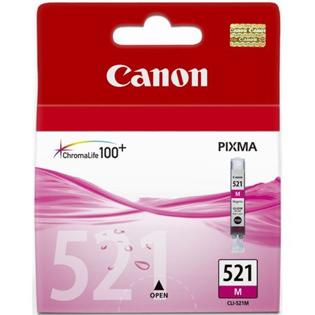 CANON CLI-521M Tintapatron Pixma iP3600, 4600, MP540 nyomtatókhoz, CANON, magenta, 9ml