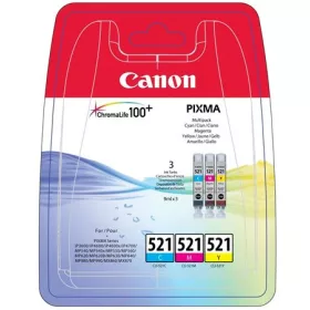   CANON CLI-521KIT Tintapatron multipack Pixma iP3600, 4600 nyomtatókhoz, CANON, c+m+y, 3*9ml