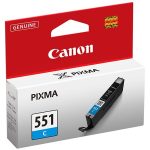   CANON CLI-551C Tintapatron Pixma iP7250, MG5450 nyomtatókhoz, CANON, cián, 7ml
