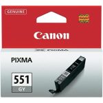   CANON CLI-551GY Tintapatron Pixma MG6350 nyomtatóhoz, CANON, szürke, 780 oldal