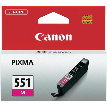 CANON CLI-551M Tintapatron Pixma iP7250, MG5450 nyomtatókhoz, CANON, magenta, 7ml