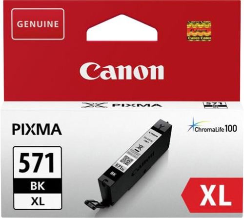 CANON CLI-571XL Tintapatron Pixma MG 5700 Series/6800 Series/7700 Series nyomtatókhoz, CANON, fekete, 11 ml