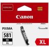 CANON CLI-581BXL Tintapatron Pixma TS7550, 8150, 9150 nyomtatókhoz, CANON, fekete, 8,3ml