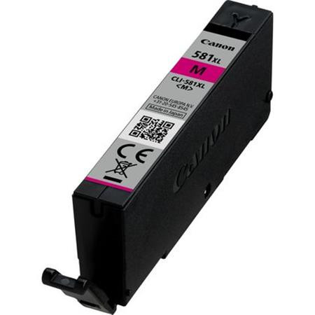 CANON CLI-581MXL Tintapatron Pixma TS7550, 8150, 9150 nyomtatókhoz, CANON, magenta, 8,3ml