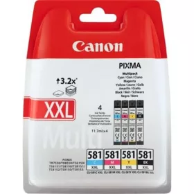   CANON CLI-581MPXXL Tintapatron multipack Pixma TS7550, 8150, 9150 nyomtatókhoz, CANON, b+c+m+y, 46,8ml
