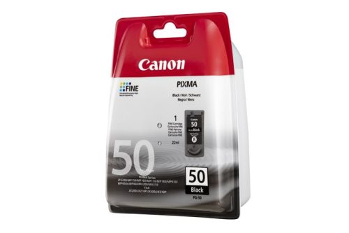 CANON PG-50 Tintapatron Pixma iP2200, MP150, 160 nyomtatókhoz, CANON, fekete, 22ml