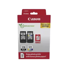   CANON PG510/CL511 Tintapatron multipack + GP-501 fotópapír, Pixma MP240 nyomtatóhoz, CANON, fekete, színes, 220+240 o. + 50 ív