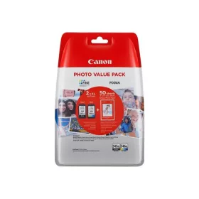   CANON PG-545XL/CL546XL Tintapatron multipack Pixma MG2450, 2550 nyomtatókhoz, CANON, b+c + GP501 (50 lap 10x15) papír