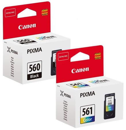 CANON PG560/CL561 tintapatron multipack PIXMA TS5350 nyomtatókhoz, CANON, fekete+színes, 2*180 oldal
