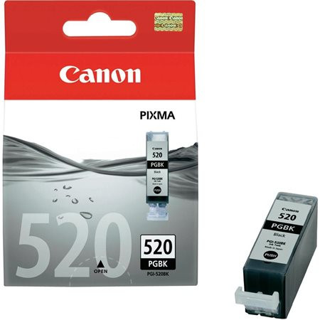 CANON PGI-520B Tintapatron Pixma iP3600, 4600, MP540 nyomtatókhoz, CANON, fekete, 19ml