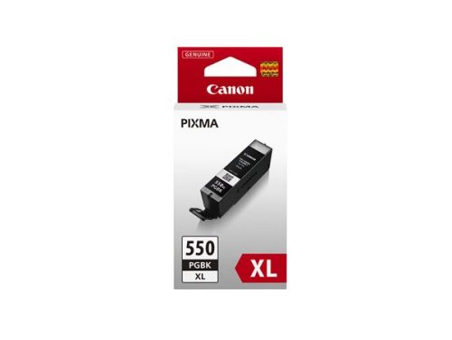 CANON PGI-550PGBXL Tintapatron Pixma iP7250, MG5450, MG6350 nyomtatókhoz, CANON, fekete, 22ml