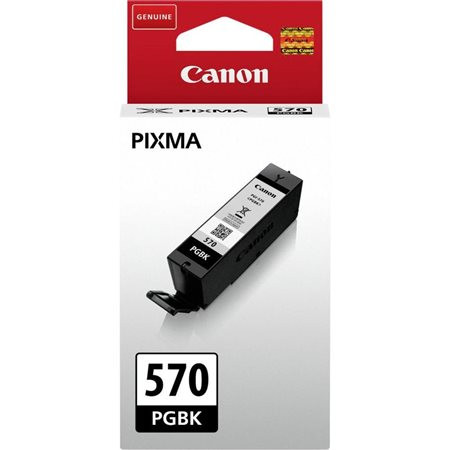 CANON PGI-570B Tintapatron Pixma MG5750, 6850, 7750 nyomtatókhoz, CANON, fekete, 15 ml