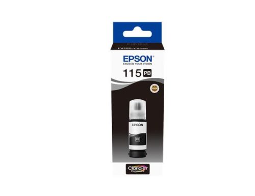 EPSON T07D14 Tinta, EcoTank L8160, L8180 nyomtatókhoz, EPSON, fotó fekete, 70 ml
