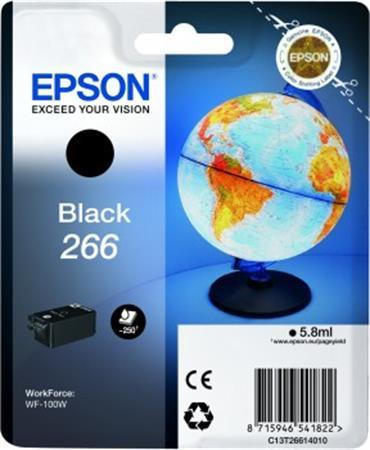 EPSON T2661 Tintapatron WorkForce WF-100W nyomtatóhoz, EPSON, fekete, 5,8ml