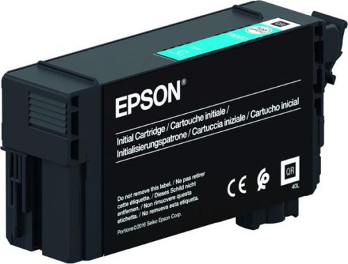EPSON T40D240 Tintapatron SC-T3100, T5100, T3100N, T5100N nyomtatókhoz, UltraChrome XD2, EPSON, cián, 50ml