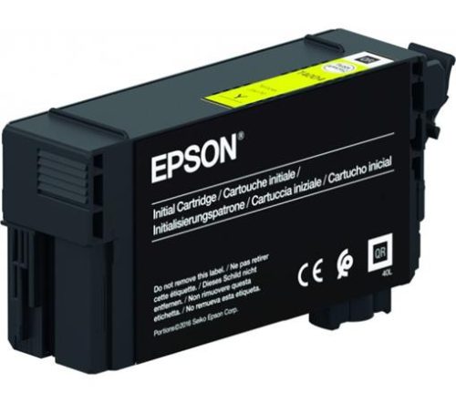 EPSON T40D440 Tintapatron, SC-T3100, T5100, T3100N, T5100N nyomtatókhoz, UltraChrome XD2, EPSON, sárga, 50 ml