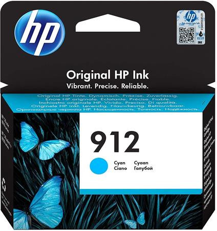 HP 3YL77AE Tintapatron Officejet 8023 All-in-One nyomtatókhoz, HP 912, cián, 315 oldal