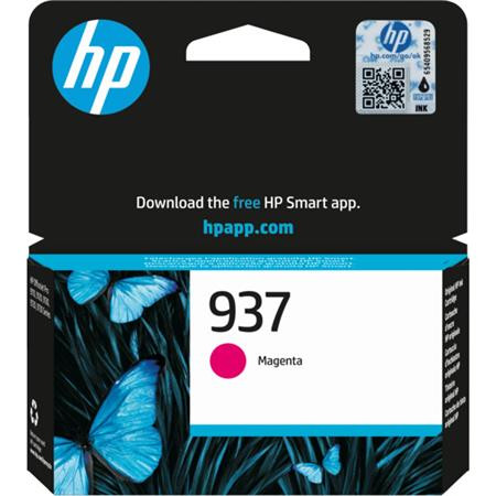 HP 4S6W3NE Tintapatron,  Officejet Pro 9120e, 9130e nyomtatókhoz, HP 937, magenta, 800 oldal