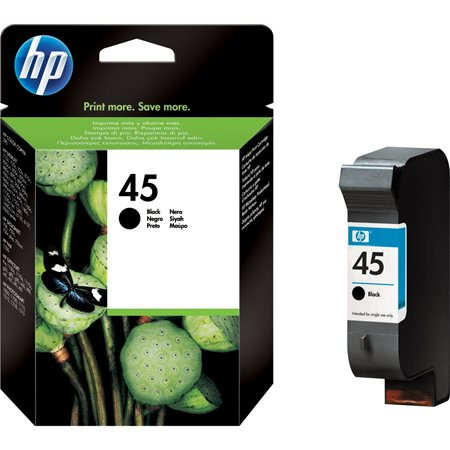 HP 51645AE Tintapatron DeskJet 710c, 720c, 815c nyomtatókhoz, HP 45, fekete, 42ml