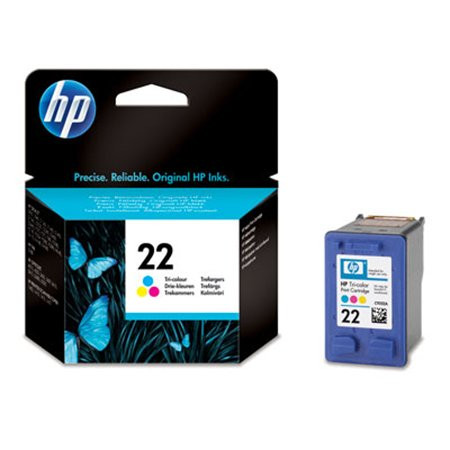 HP C9352AE Tintapatron DeskJet 3920, 3940, D2300 nyomtatókhoz, HP 22, színes, 5ml