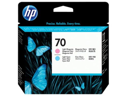 HP C9405A Tintapatron fej DesignJet Z2100 nyomtatóhoz, HP 70, világos cián, világos magenta