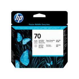  HP C9407A Tintapatron fej DesignJet Z2100 nyomtatóhoz, HP 70, fekete, világos szürke