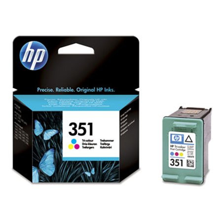 HP CB337EE Tintapatron DeskJet D4260, OfficeJet J5780 nyomtatókhoz, HP 351, színes, 3,5ml