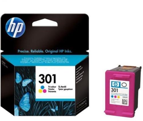 HP CH562EE Tintapatron DeskJet 2050 nyomtatóhoz, HP 301, színes, 165 oldal