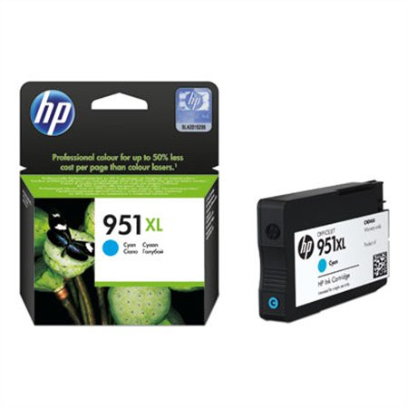 HP CN046AE Tintapatron OfficeJet Pro 8100 nyomtatóhoz, HP 951xl, cián, 1,5k