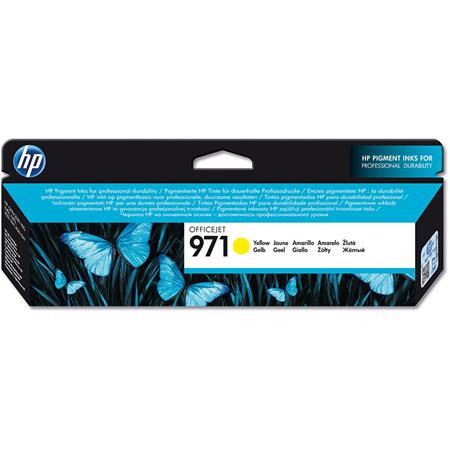 HP CN624AE Tintapatron OfficeJet Pro X451, X476, X551, X576 nyomtatókhoz, HP 971, sárga, 2,5k