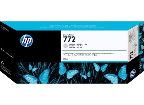 HP CN634A Tintapatron DesignJet Z5200 nyomtatóhoz, HP 772, világos szürke, 300ml