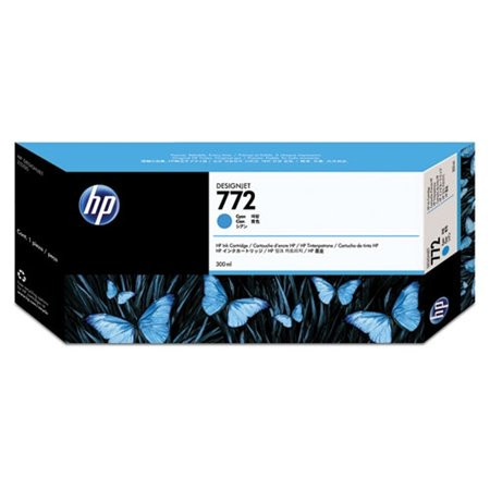 HP CN636A Tintapatron DesignJet Z5200 nyomtatóhoz, HP 772, cián, 300ml