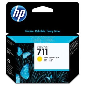   HP CZ132A Tintapatron DesignJet T120,T520 nyomtatókhoz, HP 711, sárga, 29 ml