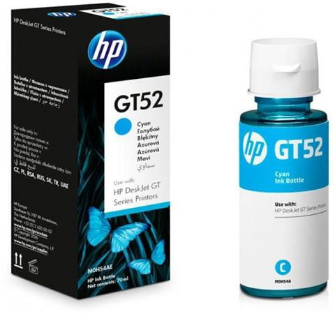 HP M0H54AE Tinta, Designjet GT 5810, InkTank 410 nyomtatókhoz, HP GT52, cián, 8k