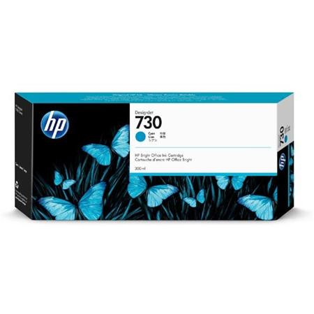 HP P2V68A XL Tintapatron DesignJet T1600, T1700, T2600 nyomtatókhoz, HP 730, cián, 300 ml