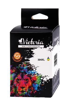 VICTORIA TECHNOLOGY N9K07AE Tintapatron DeskJet 3720, 3730 nyomtatóhoz, VICTORIA TECHNOLOGY 304XL, színes, 7 ml