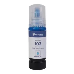   VICTORIA TECHNOLOGY T00S24A Tinta EcoTank L3110, L3150, L1110 nyomtatókhoz, VICTORIA TECHNOLOGY 103, cián, 65 ml