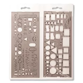   KOH-I-NOOR Elektronikai sablon, műanyag, KOH-I-NOOR "703071"