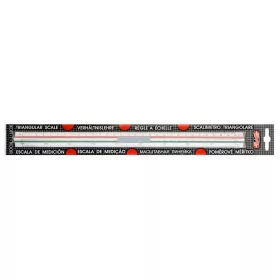   KOH-I-NOOR Léptékvonalzó, gépészeti, műanyag, KOH-I-NOOR