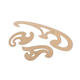 KOH-I-NOOR Görbevonalzó készlet, műanyag, KOH-I-NOOR