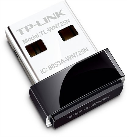 TP-LINK USB WiFi adapter, mini, 150 Mbps, TP-LINK "TL-WN725N"