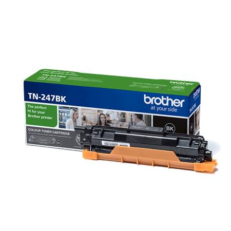 BROTHER TN247BK Lézertoner  HL-L3210, HL-L3270, DCP-L3510, MFC-L3730 nyomtatókhoz, BROTHER, fekete, 3k