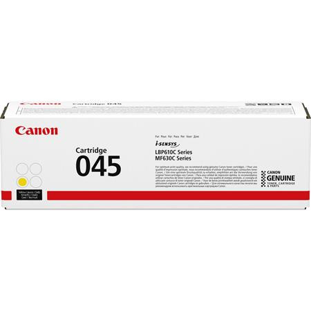 CANON CRG-045 Lézertoner i-SENSYS LBP613Cdw, LBP611Cn MF635Cx, MF633Cdw, MF631Cn nyomtatókhoz, CANON, sárga, 1,3k