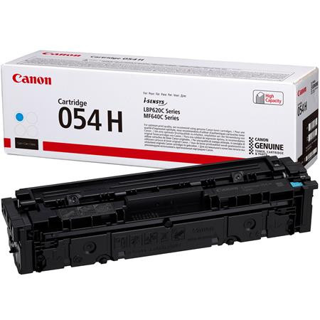 CANON CRG-054H Lézertoner i-Sensys LBP621 623, MF641, 643 nyomtatókhoz, CANON, cián, 2,3k