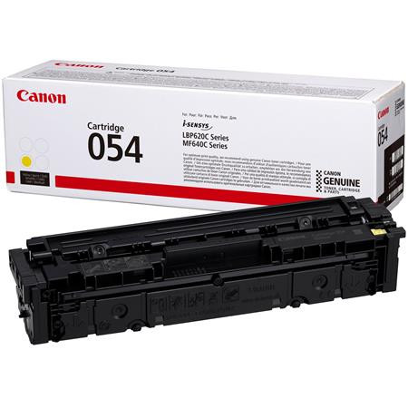 CANON CRG-054 Lézertoner i-Sensys LBP621 623, MF641, 643 nyomtatókhoz, CANON, sárga, 1,2k